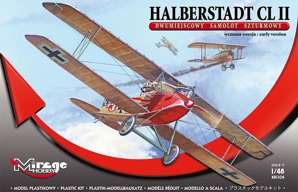 Maquette MIRAGE HOBBY Halberstadt CL II- 1/48 - Maquettes
