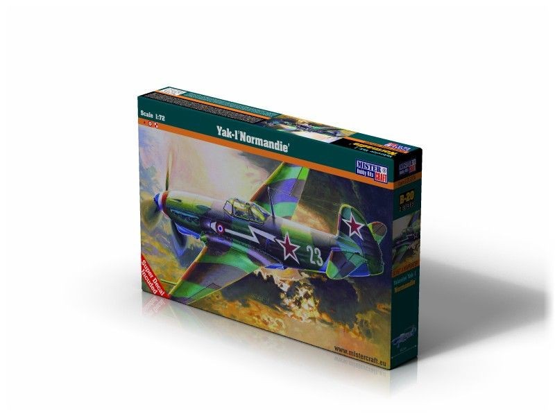 Maquette MisterCraft Yak-1M Normandie-1/72 - Maquettes