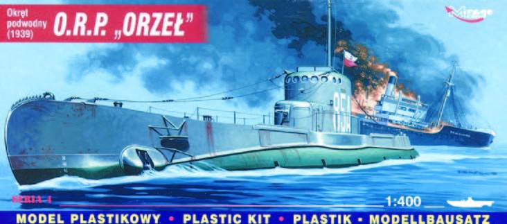 Maquette MIRAGE HOBBY Polnisches U-Boot ORP Orzel- 1/400 - Maquettes