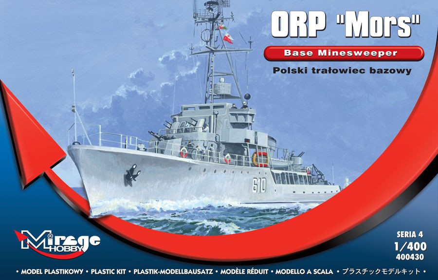Maquette MIRAGE HOBBY Démineur de la base ORP MORS- 1/400 - Maquettes