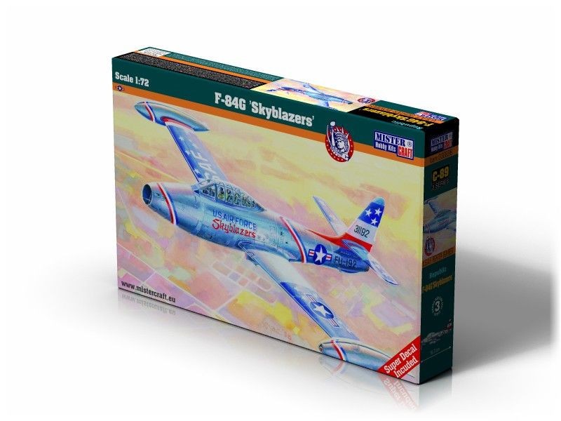 Maquette MisterCraft F-84G Skyblazers-1/72 - Maquettes