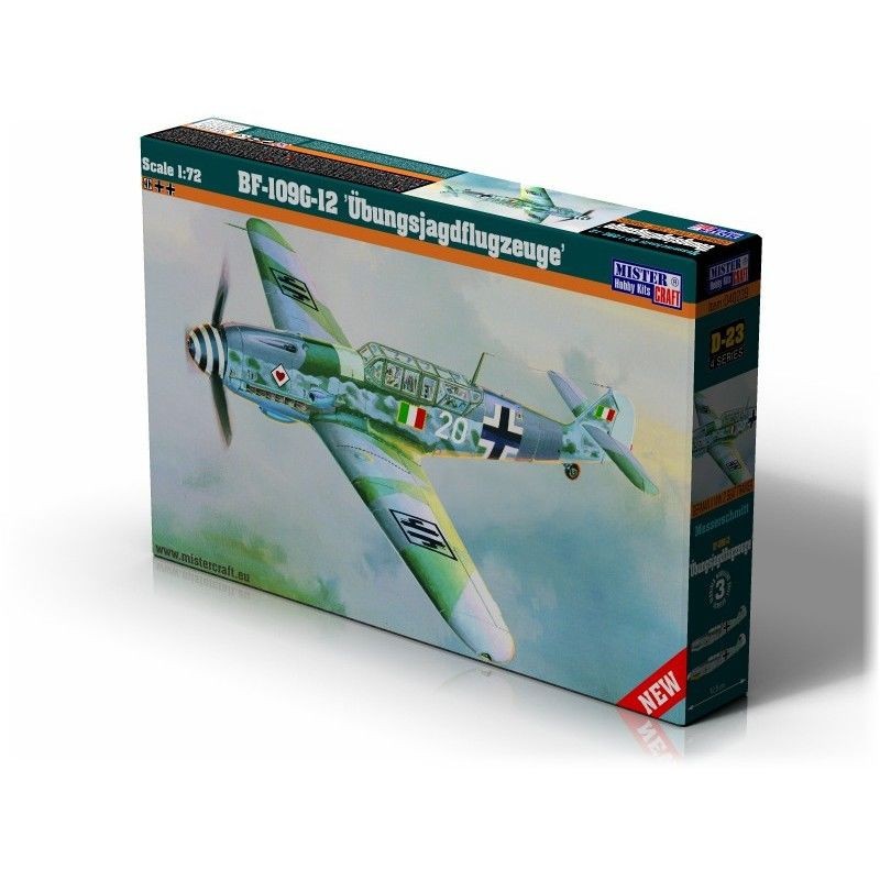Maquette MisterCraft BF-109 G-12 Übungsjagdflugzeuge-1/72 - Maquettes