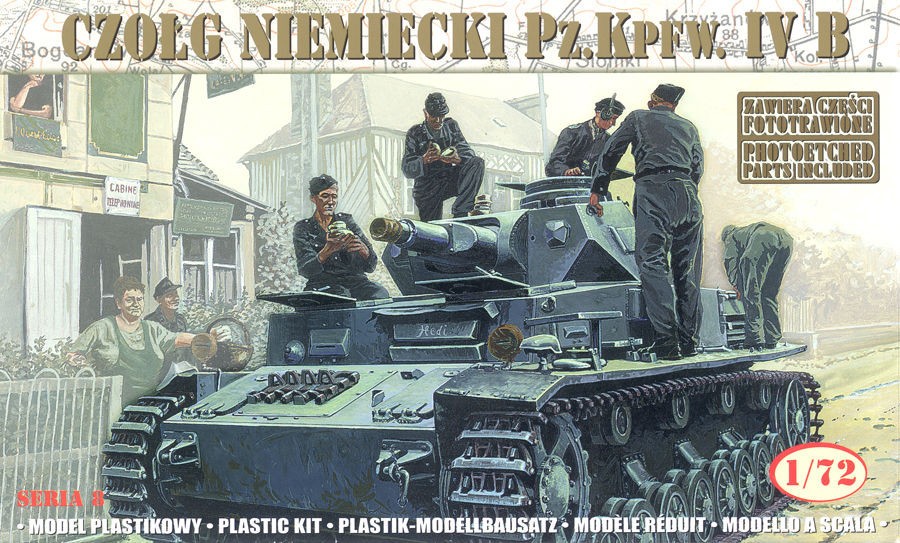 Maquette MIRAGE HOBBY Char allemand Pz.Kpfw.IVB'21 Panzerdivisio (neu)
