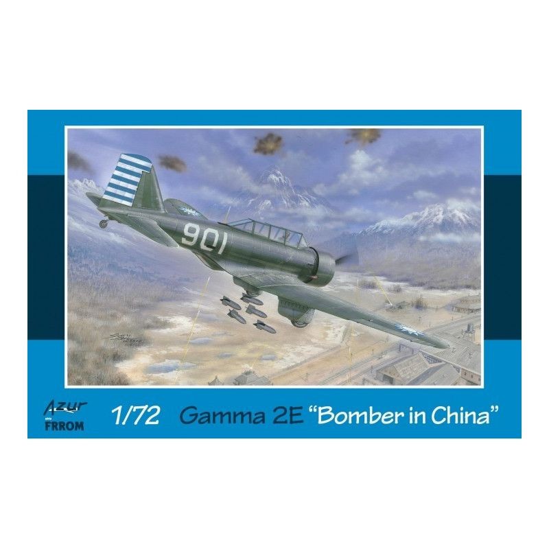 Maquette Frrom-Azur Northrop Gamma 2e Bomber En Chine 1/72-1/72 - Maqu