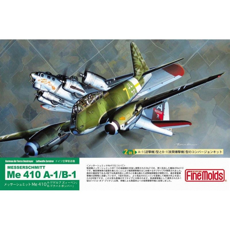 Maquette Fine Molds Messerschmitt Me 410 (A-1 / B-1) 1/72-1/72 - Maque