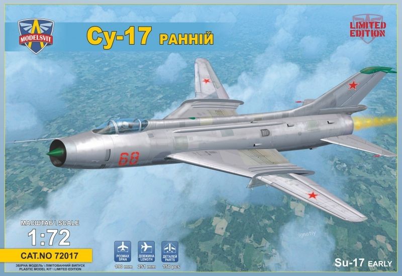 Maquette Modelsvit Sukhoi Su-17 Early-1/72 - Maquette d'avion