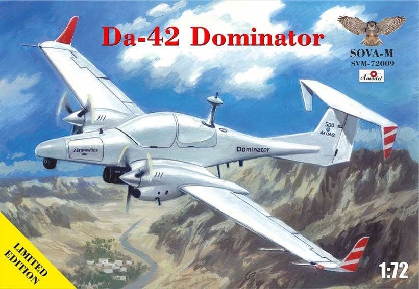 Maquette Modelsvit Da-42 Dominator UAV, édition limitée-1/72 - Maquett