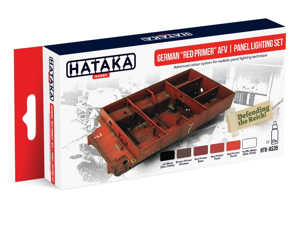  HATAKA Red Line Set (6 pièces) kit d'éclairage pour panneau AFV rouge