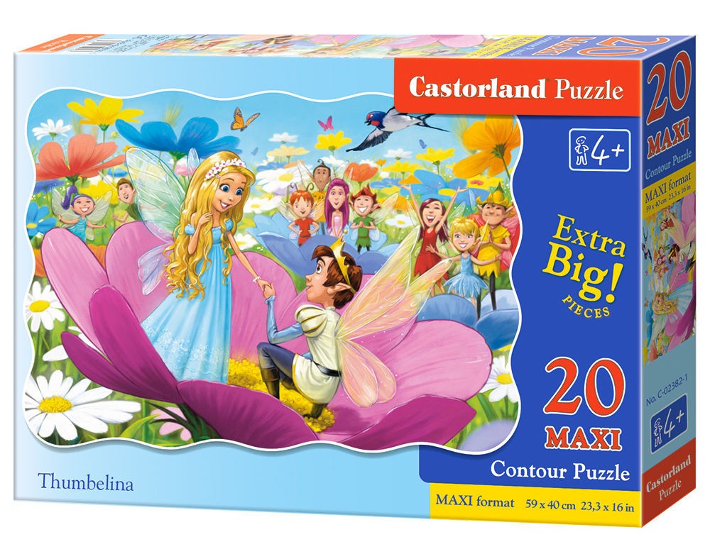  Castorland Poucette, Puzzle 20 pièces maxi- - Puzzle