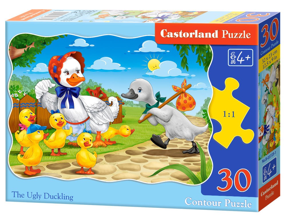  Castorland Le vilain petit canard, Puzzle 30 Teile- - Puzzle