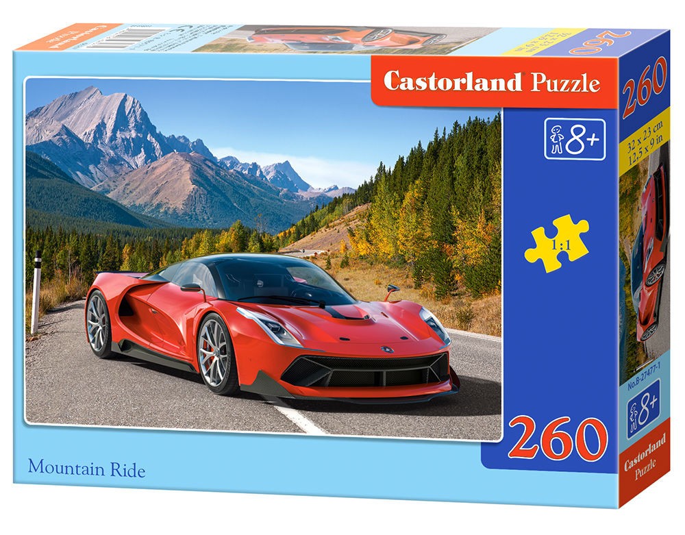  Castorland Randonnée en montagne, Puzzle 260 couleurs- - Puzzle
