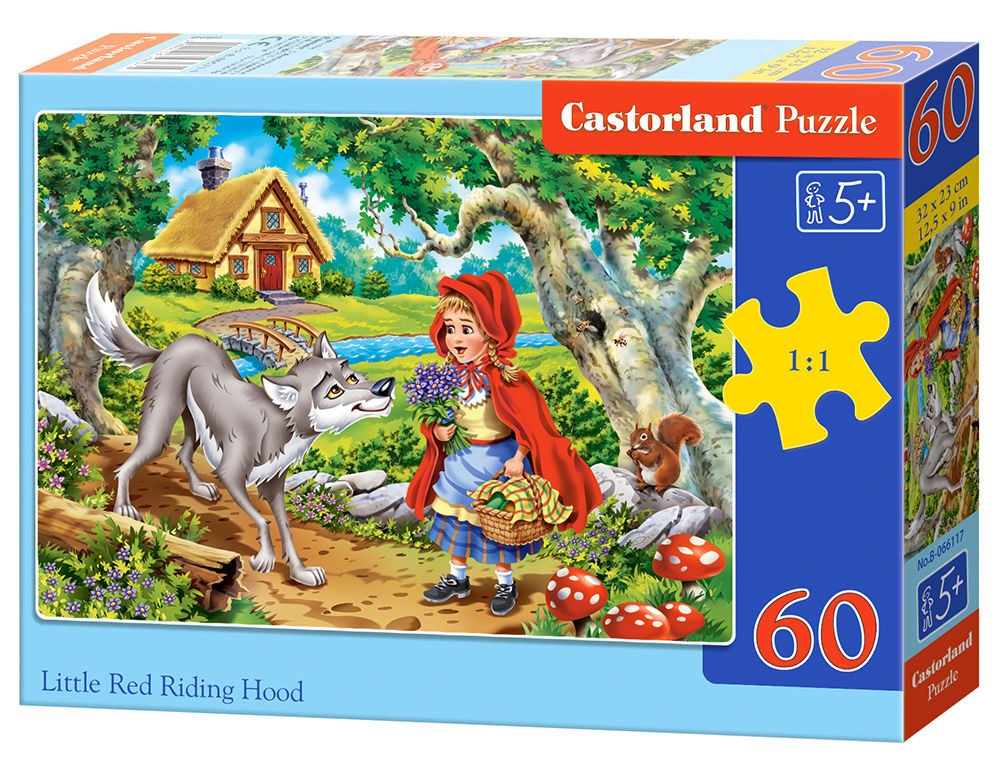  Castorland Le petit chaperon rouge, Puzzle 60 pièces- - Puzzle