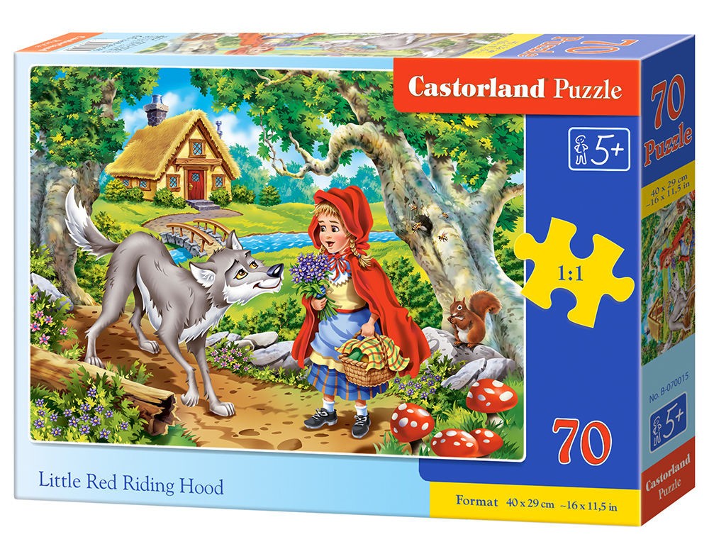  Castorland Le petit chaperon rouge, Puzzle 70 couleurs- - Puzzle