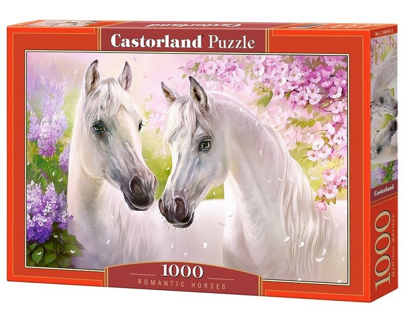  Castorland Chevaux Romantiques, Puzzle 1000 Teiles- - Puzzle