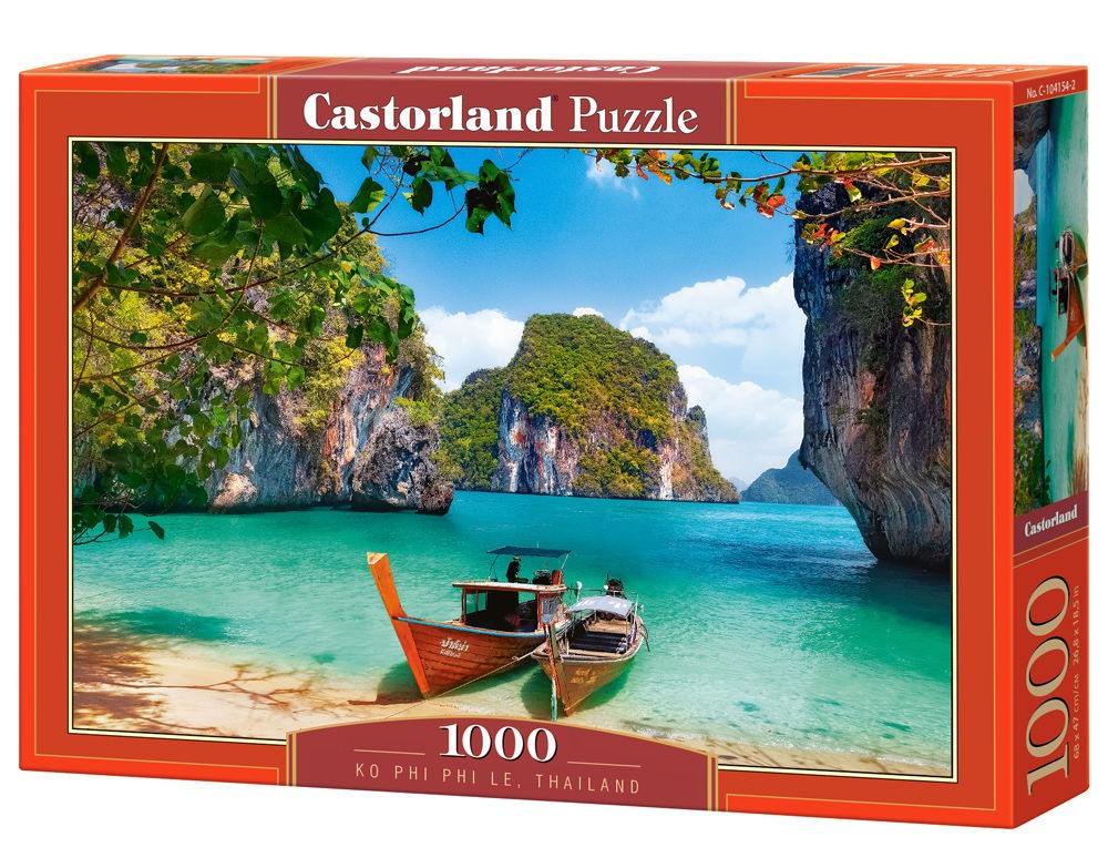  Castorland Ko Phi Phi Le, Thaïlande, Puzzle 1000 jours- - Puzzle