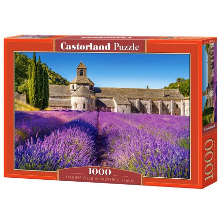  Champ de lavande en Provence, France, Puzzle 1000 Teile