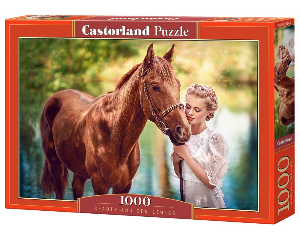  Castorland Beauté et douceur, Puzzle 1000 Teile- - Puzzle