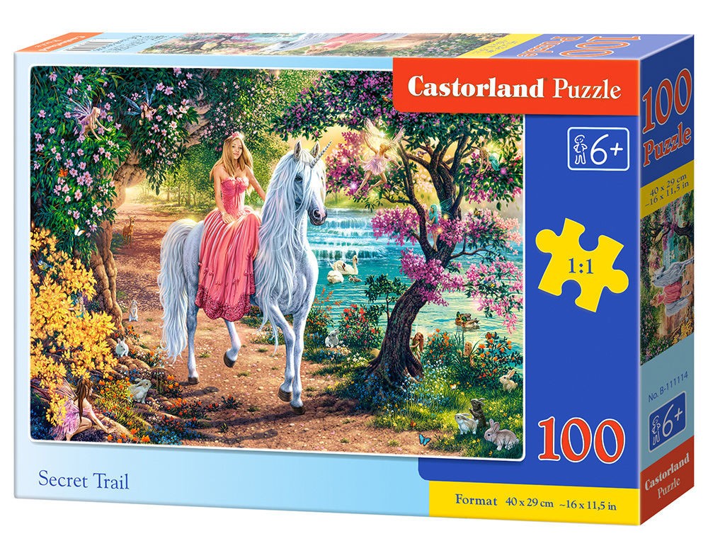  Castorland Secret Trail, Puzzle 100 Teile- - Puzzle
