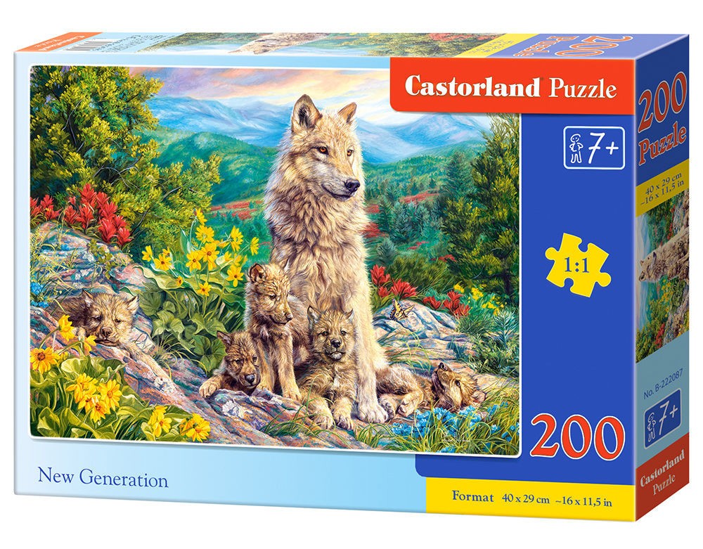  Castorland Nouvelle génération, Puzzle 200 Teiles- - Puzzle