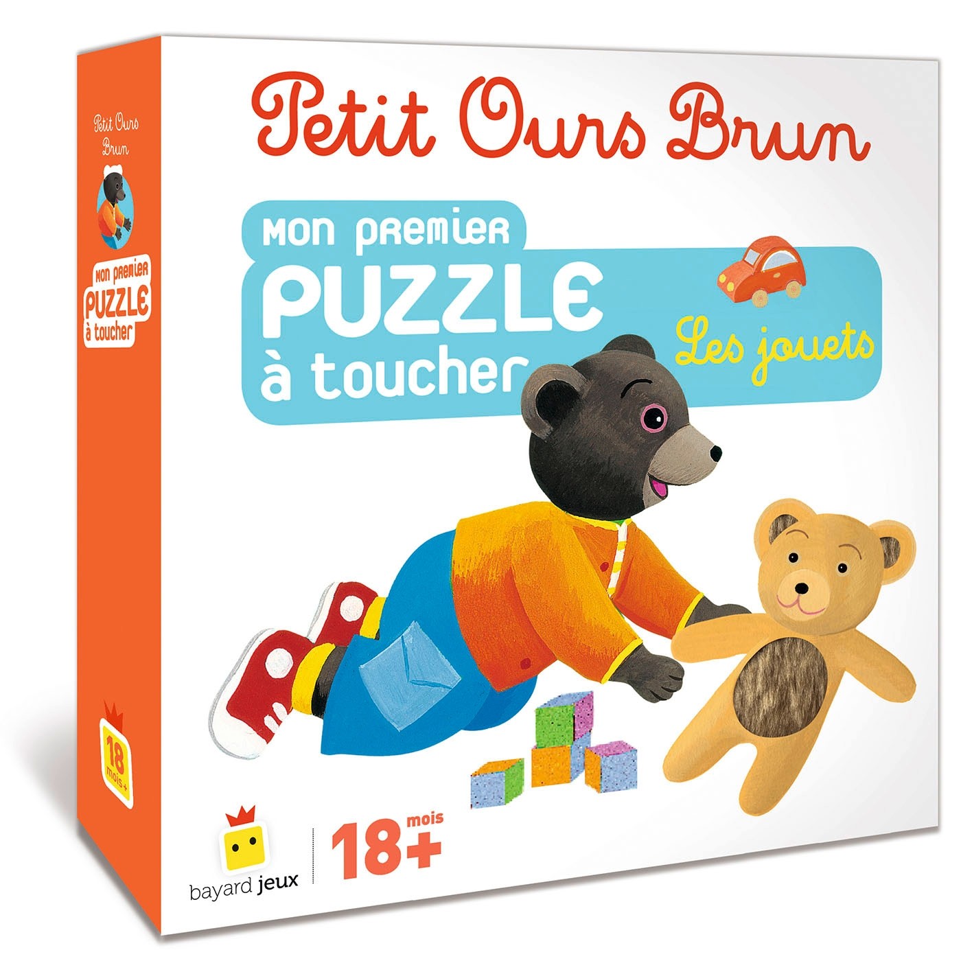  Bayard Editions Petit Ours Brun - Puzzle à toucher - Jouets- - Jeux p
