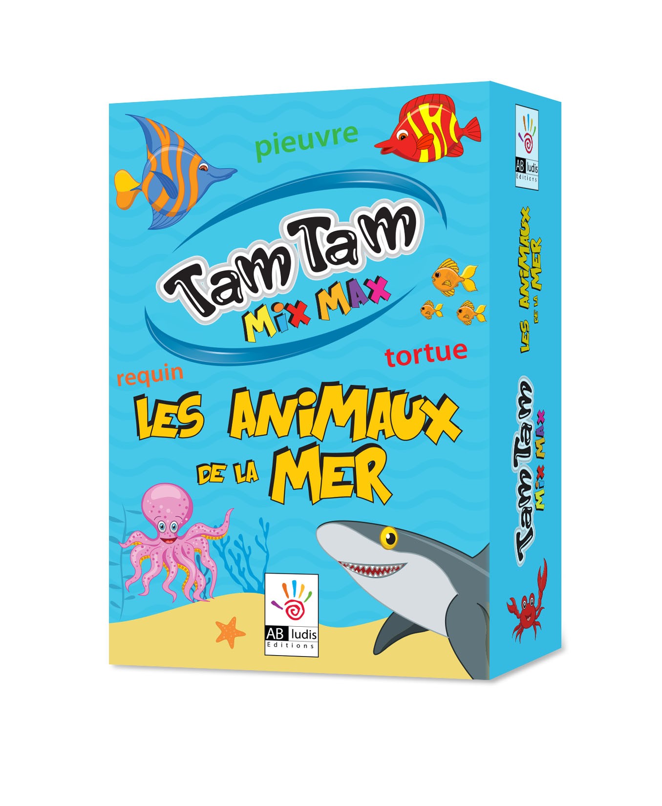 Jeu AB Ludis Tam Tam Mix Max : Animaux de la mer- - Jeux de societe