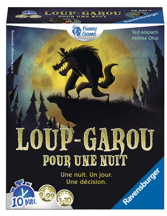 Jeu Ravensburger Loup-Garou pour une Nuit - Epic Battle- - Jeux de soc