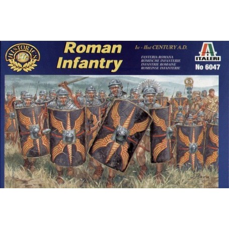 <p>Figurine</p>
 Infanterie romaine de Jules César