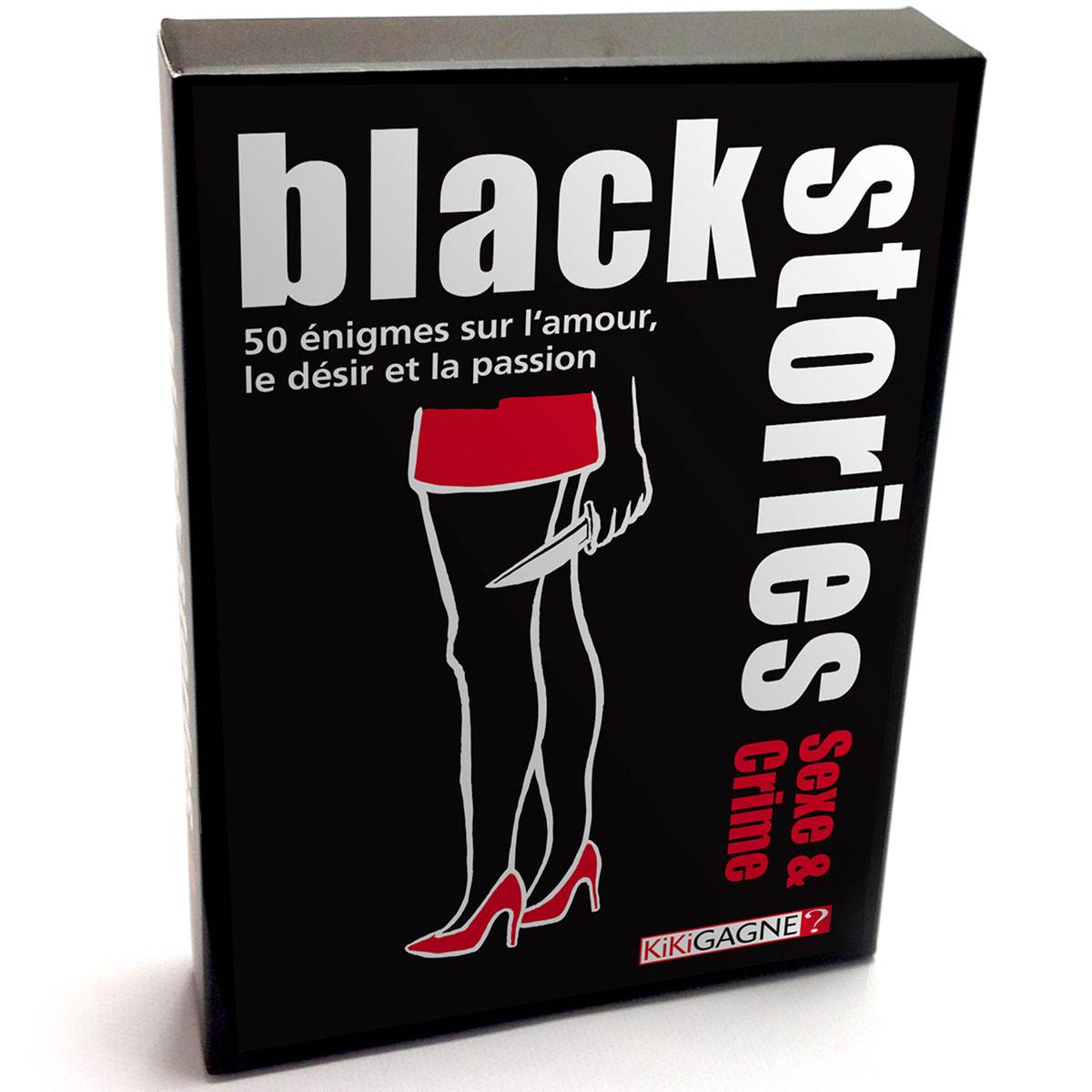 Jeu KIKIGAGNE Black Stories - Sexe & Crime- - Jeux de societe