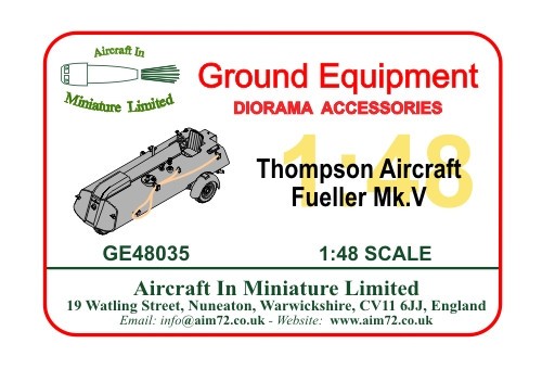  AIM - Ground Equipment Avion Thompson Mk.V Fueller. Pour plus d'infor