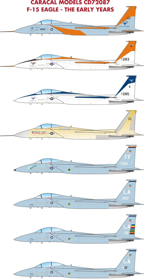  Caracal Models Décal McDonnell F-15 Eagle Dans notre nouvelle série 