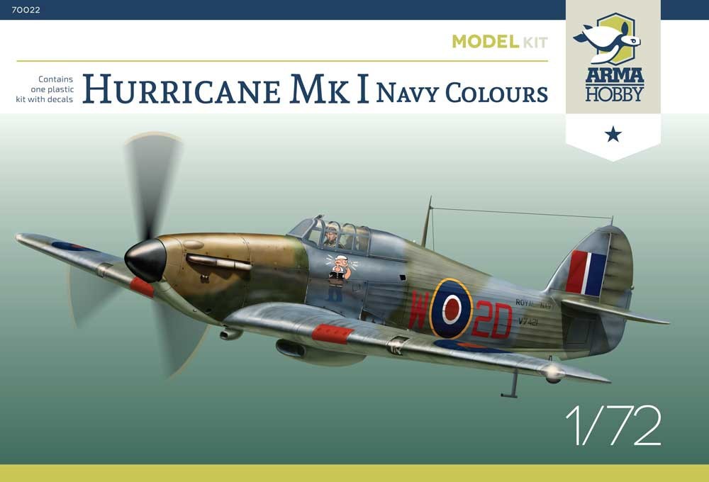 Maquette Arma Hobby Hawker Hurricane Mk.I Royal Navy-1/72 - Maquette d