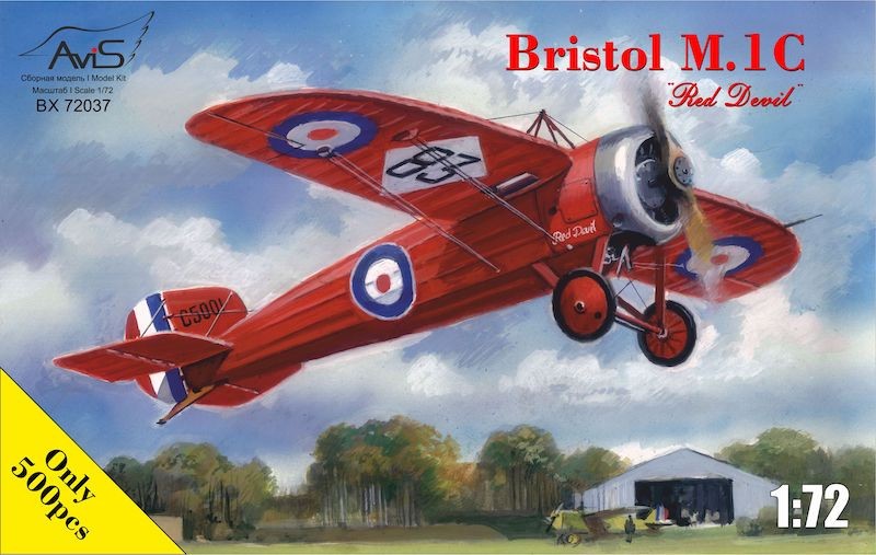 Maquette AVIS MODELS Diables Rouges Bristol M.1C-1/72 - Maquette d'avi