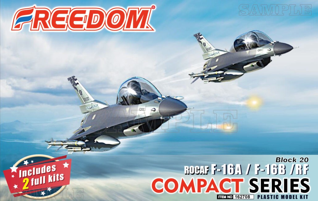 Maquette Freedom Models F-16 (série compacte) comprend 2 kits- - Maque