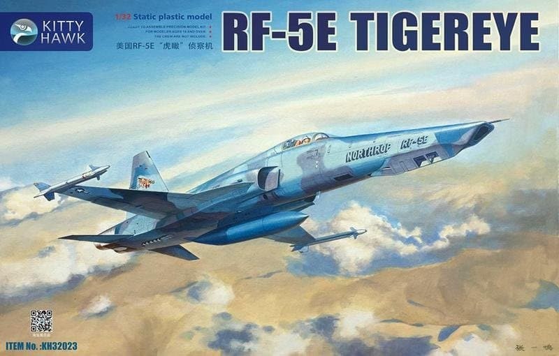 Maquette Kitty Hawk Model Northrop RF-5E Tigereye- 1/32 - Maquette d'a
