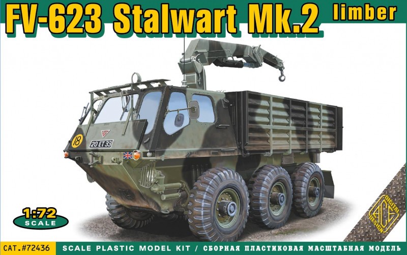 Maquette Ace FV-623 Stalwart Mk.2 Limber véhicule-1/72 - Maquette mili