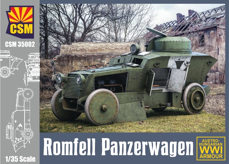 Maquette Copper State Models Première guerre mondiale 'Romfell' austro