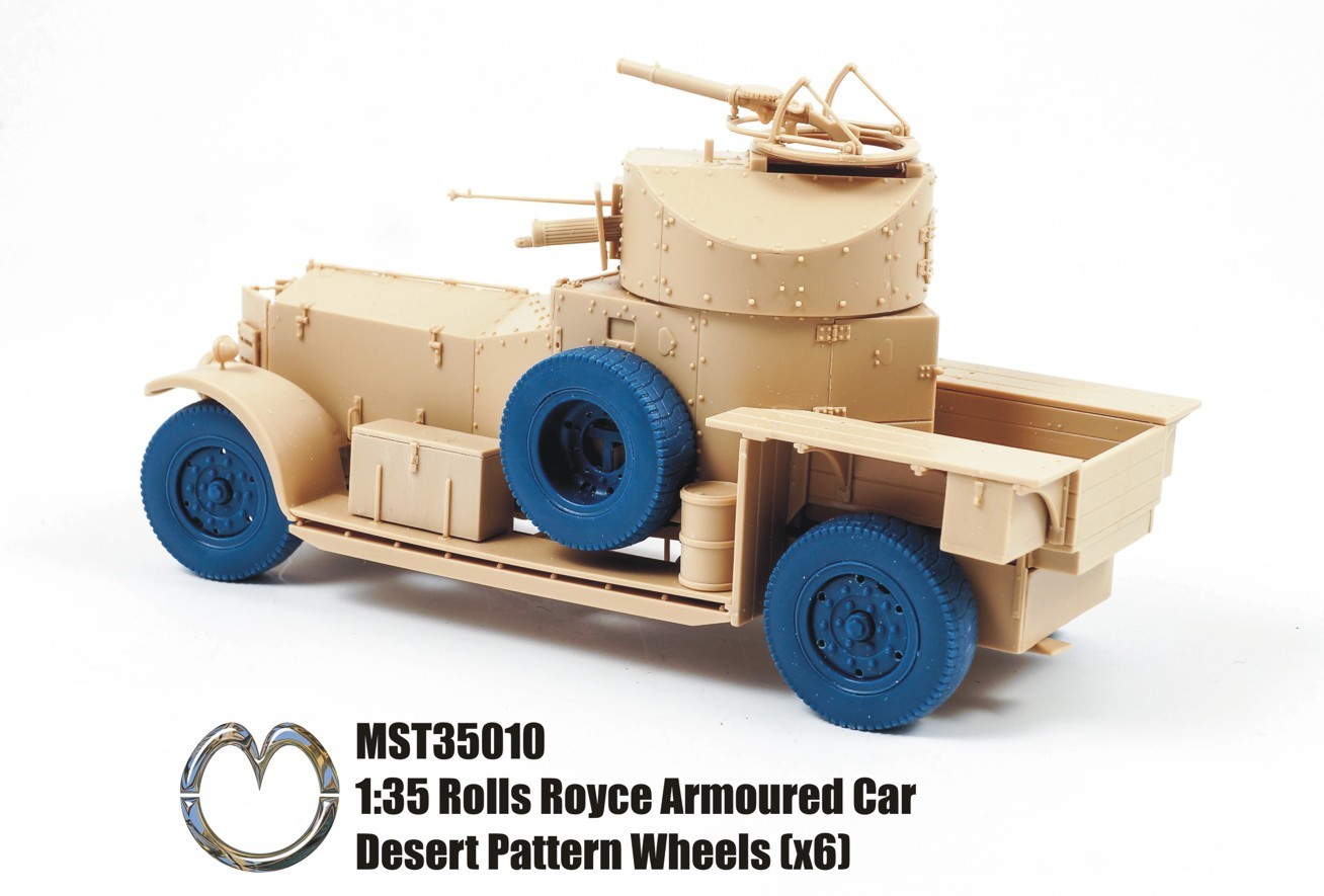  Mastercasters Rolls Royce Armored Car Desert Pattern jantes x 6 (conç