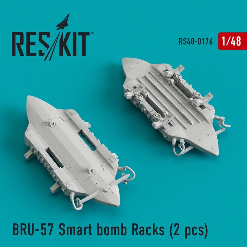  ResKit Porte-bombes intelligentes BRU-57 pour F-16 (2 pièces) Tamiya,