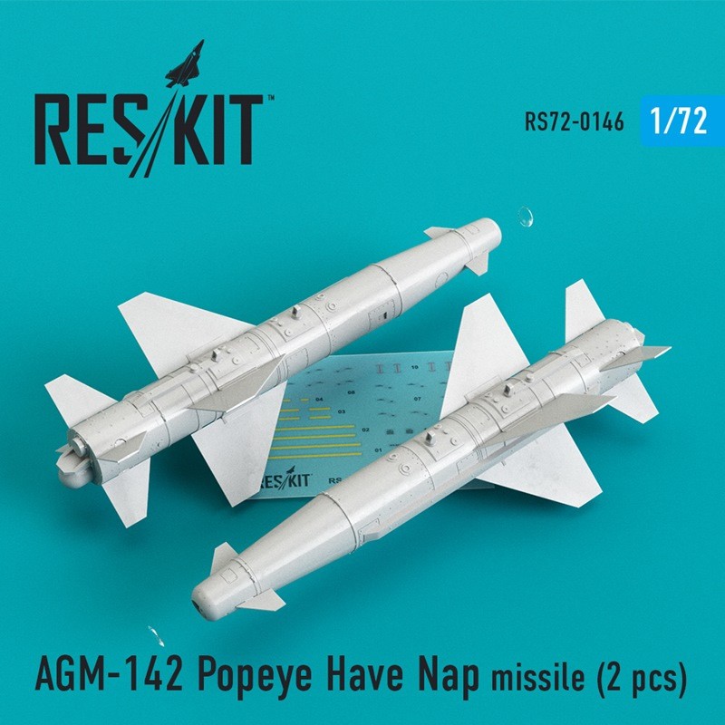  ResKit Le missile AGM-142 Popeye Have Nap (2 pièces) (McDonnell F-4, 