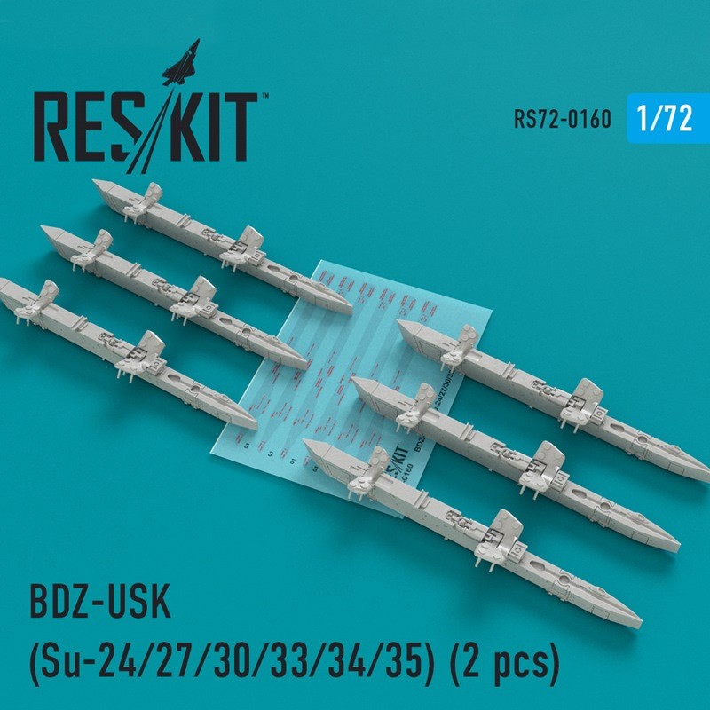  ResKit BDZ-USK Racks (6 unités) (Sukhoi Su-24 / Su-27 / Su-30 / Su-33