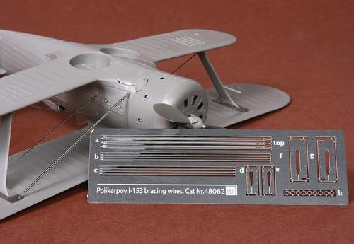  SBS Model Polikarpov I-153 Chaika ensemble de fil de gréement (conçu 