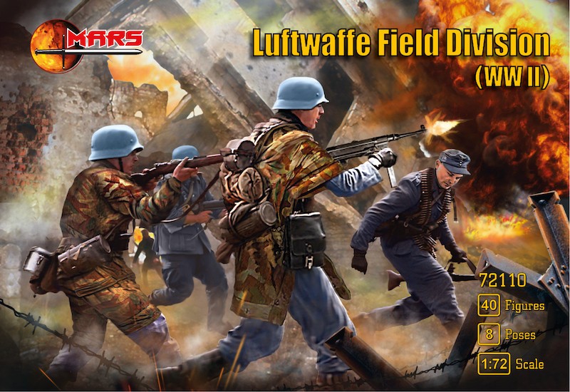  MARS Infanterie de la Luftwaffe Field Division (WWII) 40 figurines en