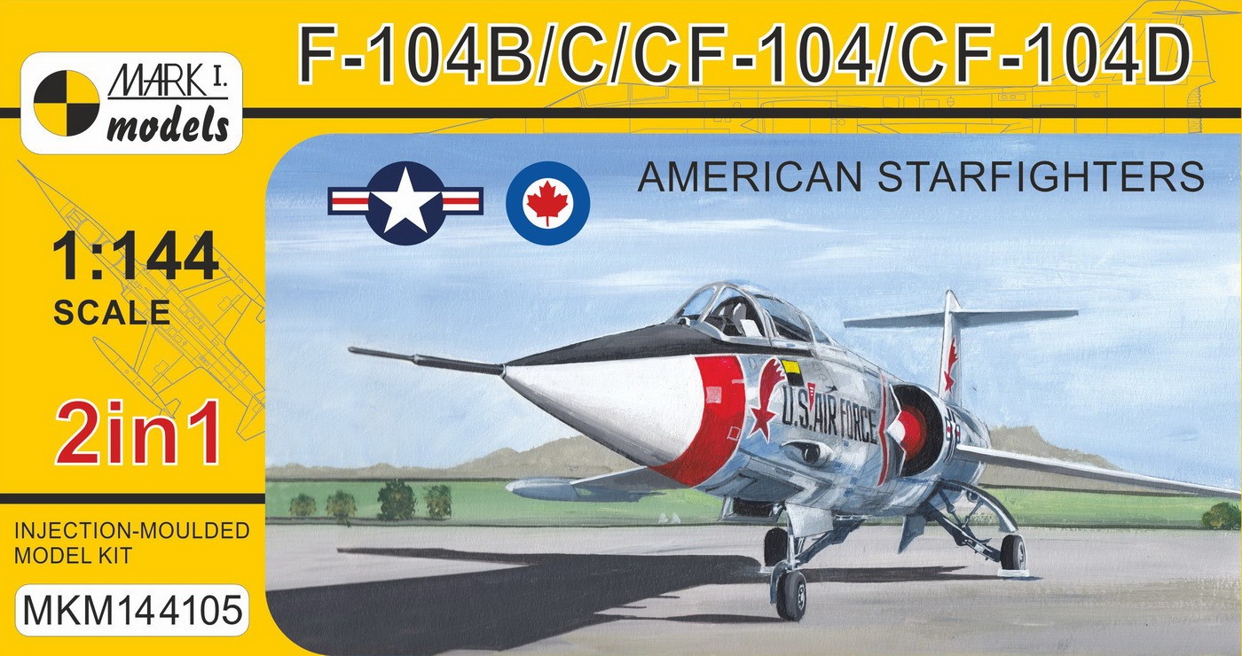 Maquette MARK I Models Lockheed F-104B / C / D / CF 'American Starfigh