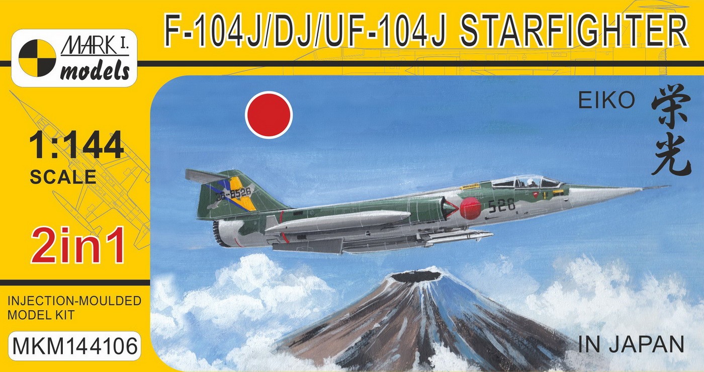 Maquette MARK I Models Lockheed F-104J / DJ Starfighter 'Eiko In Japan