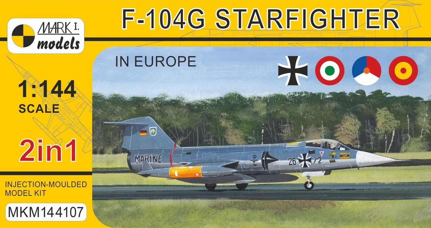 Maquette MARK I Models Lockheed F-104G Starfighter 'In Europe' (2in1) 