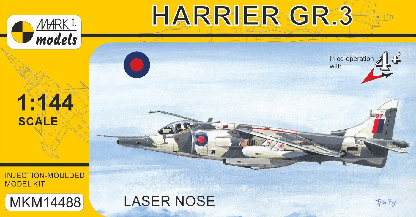 Maquette MARK I Models BAe Harrier GR.3 'Laser Nose' Le Hawker Siddele