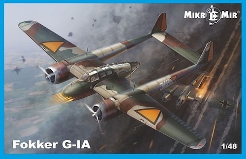 Maquette Micro-Mir Fokker G-1a- 1/48 - Maquette d'avion