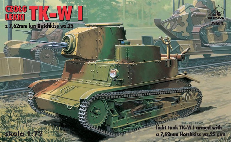 Maquette RPM Char léger TKW I-1/72 - Maquette militaire