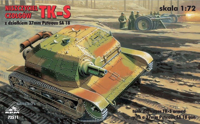 Maquette RPM TKS avec 37mm SA138 gunLight Tank TKW II-1/72 - Maquette 