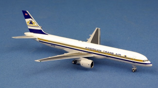 Miniature AeroClassics American Transair Boeing 757-200 N757AT- 1/400 